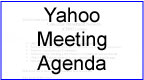 Yahoo Meeting Agenda