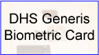 DHS Biometric Card